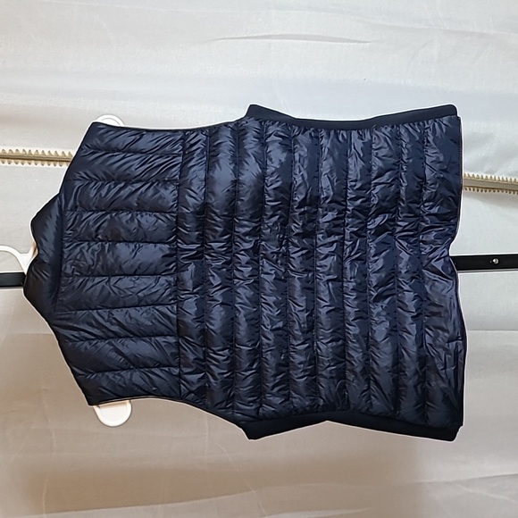 Zara Woman Down Full Zip Sleeveless Vest Size XL Blue - Picture 5 of 5